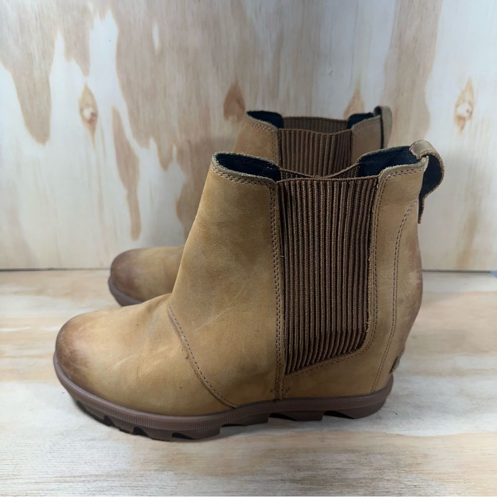 Sorel Tan Ankle Booties Women’s Size 8 - Picture 8 of 8